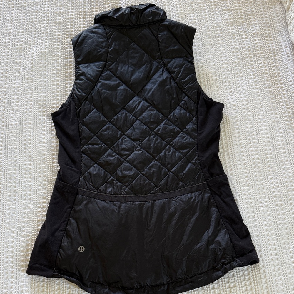 Lululemon Athletica Black Quilted Vest - Picture 3 of 3